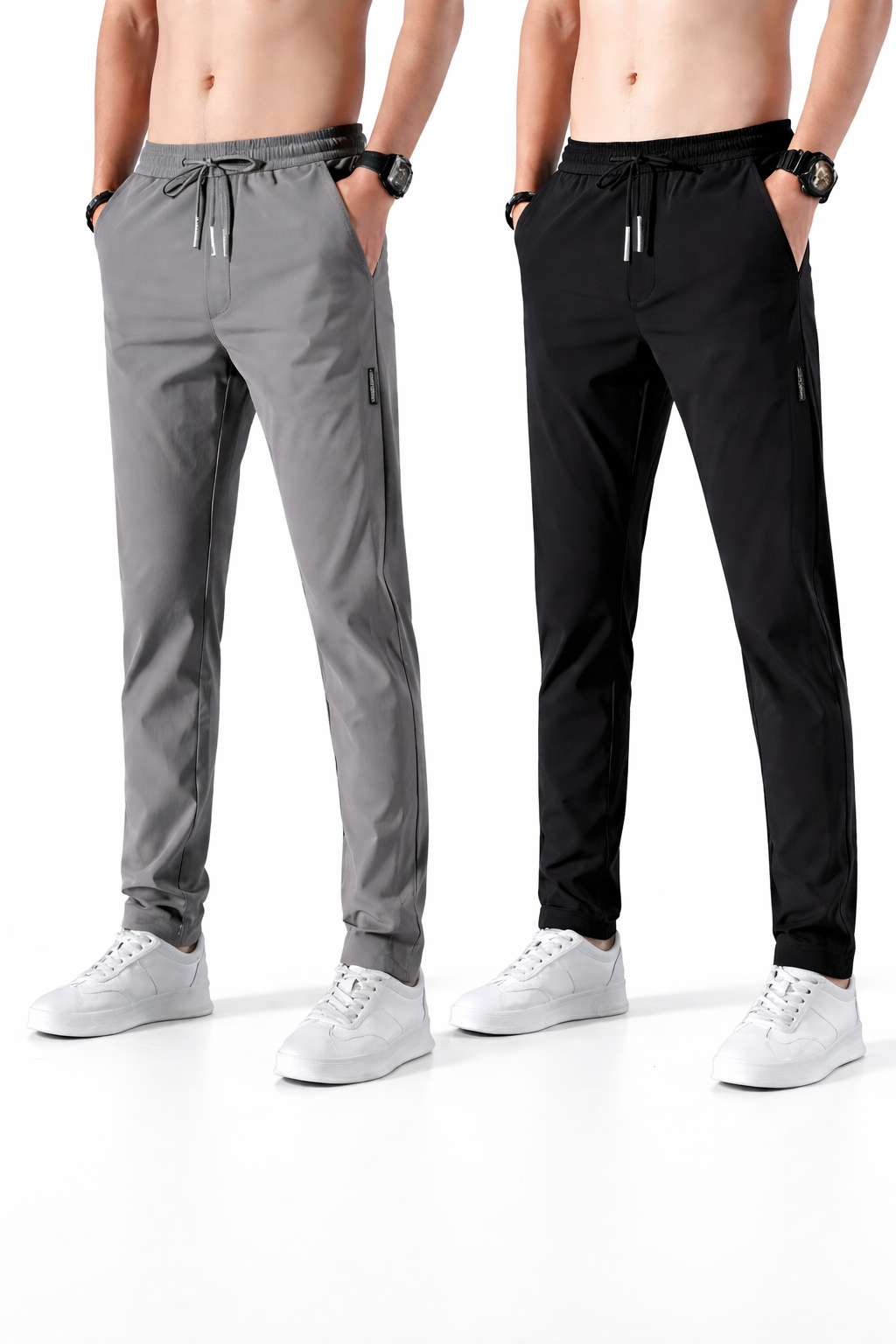 Men's NS Lycra Track Pants- Pack of 2